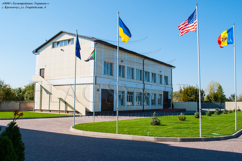 Флагшток вуличний ЛЮКС (алюміній) - 2