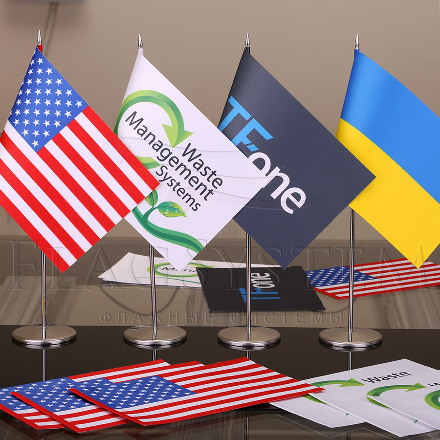 Прапорець настільний одномісний - 2