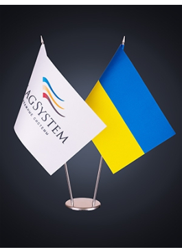 Прапорець настільний подвійний
