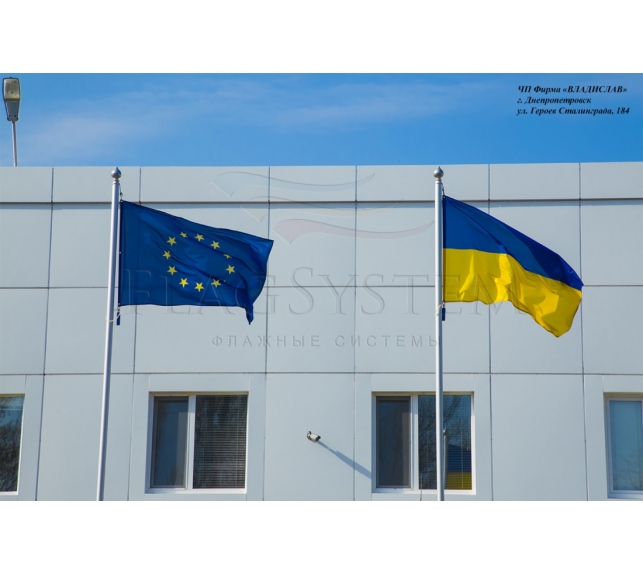 Флагшток вуличний ЛЮКС (алюміній) - 3